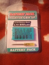 Rechargeable lithium-ion Battery Pack for Nintendo Gameboy Advance SP...