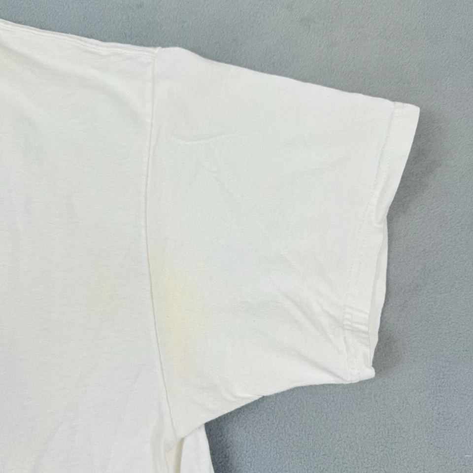 Vtg Bobby Hamilton Graphic T-Shirt Men’s XL White Petty Enterprises Anniversary - Image 3 of 4