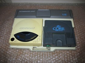 NEC PC ENGINE INTERFACE UNIT+CD ROM 2 SYSTEM+CORE GRAFX CONSOLE JAP IMPORT