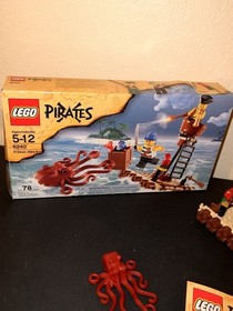 LEGO Pirates Kraken Attackin' 6240 99% With Box+Manual-Missing Blue Jewel