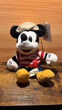 Mickey 2000 Disneyana Convention Its A Small World 8” Beanie Plush Doll NWT