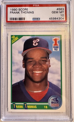 Frank Thomas #663 1990 Score card