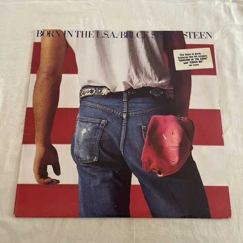 ORIGINAL VINTAGE RETRO Vinyl Record Music LP Bruce Springsteen Born In The USA