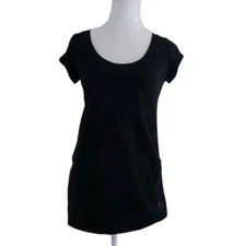 Bnwt Bubs N Bumps Australia Black Maternity Tshirt Organic Cotton Comfy