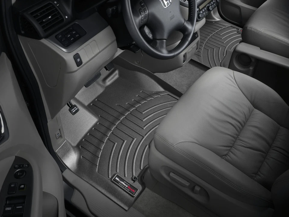 Forro de piso WeatherTech para Honda Odyssey 2005-2010 - primera fila, negro Foto 2 de 4