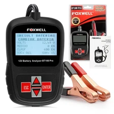 FOXWELL BT100 Pro Battery Tester 12V Car Battery Analyzer Digital 100-1100CCA