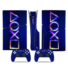 Geometry Design PS5 Slim Disc Edition Console Skin Sticker Decal Cover  2 Contr
