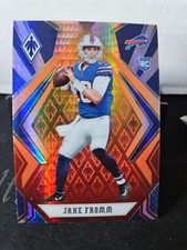 2020 Panini Phoenix Fire Burst #108 Jake Fromm Buffalo Bills Rookie