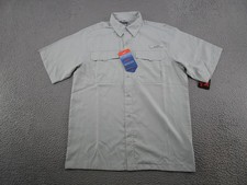 Habit Fishing Shirt Men's M Crayfish Creek S/S Dusk Plaid Outdoor Vented NWT