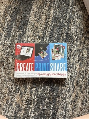 HP Advance Create Print 4 x6  Photo Paper Pack Cards NEW Sealed