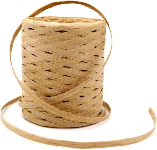 656 Feet Natural Raffia Paper Ribbon Twine Strings,1/4 Inch 656 Feet, brown - Picture 9 of 9
