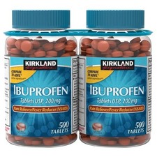 Kirkland Signature Ibuprofen 200 mg., 1,000 Tablets - Free Shipping.