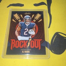 Panini Absolute 2024 Rock Out DJ Moore #RO-DME Chicago Bears Insert NFL Card