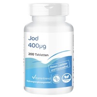 Jod 400μG - 200 Tabletten - FüR Haut Und SchilddrüSe - Vegan | Vitamintrend