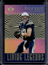 2018 Panini Illusions Philip Rivers Living Legends Gold #/299 Chargers
