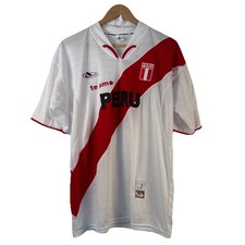 Peru Soccer Jersey M/L Red White