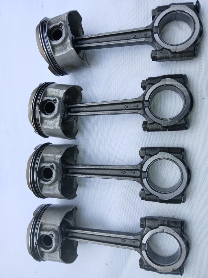 1989-1993 YAMAHA FZR 600 Engine Motor Pistons 58mm and Connecting Rods - Image 3 of 4