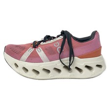 On Cloud Eclipse 3WD30093126 Pink Orange White Chemical Fiber Women's Sneakers
