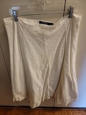Ralph Lauren Women's White Skirt 14