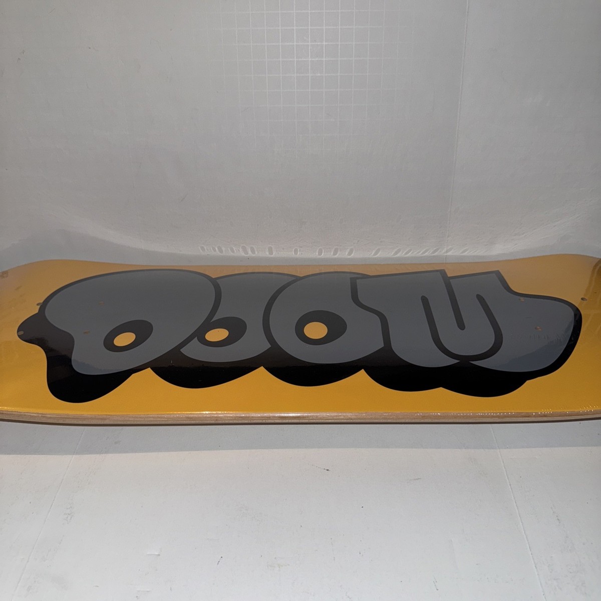 MF DOOM Skateboard Deck Yellow DOOM Authentic Supervillain Wares