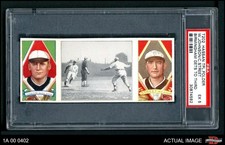 1912 T202 Hassan Walter Johnson Birmingham Gets to 3rd  Senators HOF PSA 5 - EX