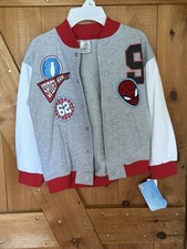 Boys Marvel Spider-Man Button Up Lightweight Jacket Size 7/8 MSRP 48