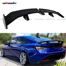 For 2021-2025 Hyundai Elantra Gloss Black 54" Rear Trunk PRO Style Spoiler Wing