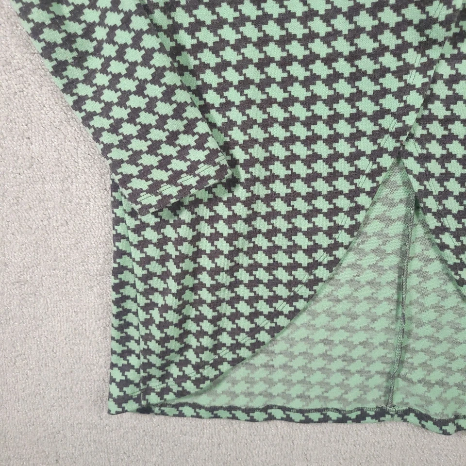 Женский кардиган с запахом спереди ограниченный выпуск свитер большой геометрический - Изображение 4 из 4