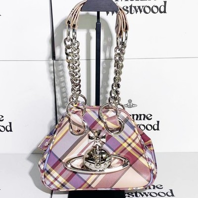 Vivienne Westwood Orb Chain Shoulder Bag Tartan check F/S JP [DDP