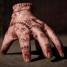 Halloween Animatronic Crawling Thing Hand - Sound-Activated Creepy Motion Effe