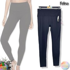 NWT Felina Women's L High Waist Stretch Legging 900532 - Black