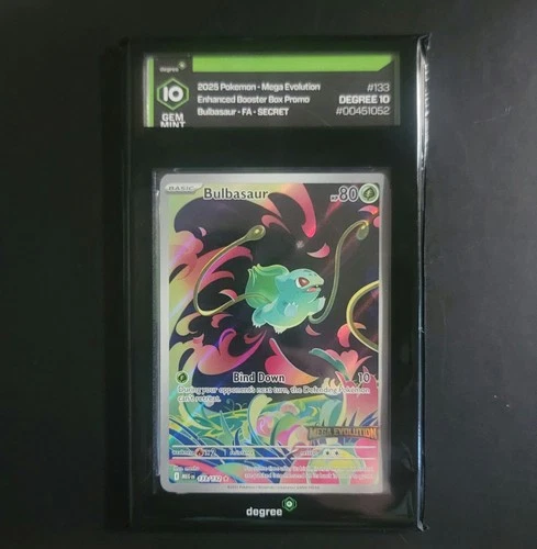 Bulbasaur 133/132 Me01: Mega Evolution Holo Degree Graded 10