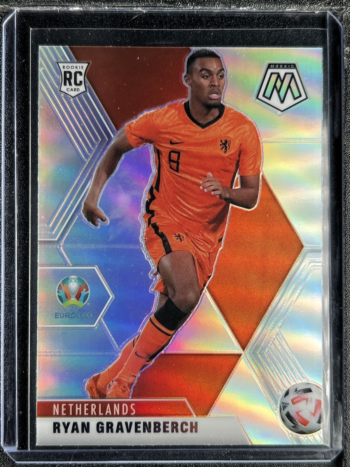 Gravenberch, Ryan - 2021 Mosaic UEFA EURO Soccer - Rookie - Silver