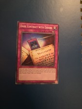 Yu-Gi-Oh Dark Contract with Errors SDPD-EN036 1st Edition Common Trap