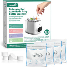 Official Detergent Washing Tablets - 130 PCS, Compatible with Momcozy Baby Bottl