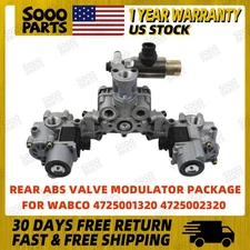 Rear ABS Relay Valve Modulator Package For 4725001320 4725002320 20421945 Wabco