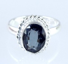 Natural Color Changing Sapphire 6.35 Ct/9 mm Oval Gemstone Certified Men's Ring