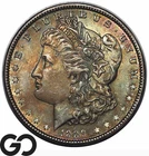1889 Morgan Silver Dollar Coin, Beautiful Album Toner, BU++
