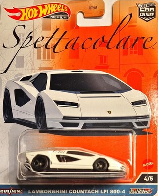 LAMBORGHINI NEW COUNTACH LPI 800-4 Hot Wheels Premium Spettacolare CAR CULTURE