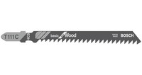 Bosch StichsäGeblatt T 111 C Basic For Wood, 5Er-Pack