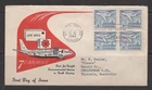 (8341) STAMPS  CANADA  #414  FDC  & FIRST FLIGHT FLIGHT TO AUSTRALIA