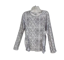 O’Neil 365 Supreme Light Layer Rashguard Women’s Gray Long Sleeve Top XL