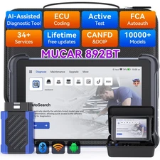 MUCAR 892BT Full System OBD2 Scanner Car Diagnostic Bidirectional CANFD & DOIP