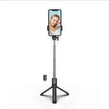 Selfie Stick Tripod with Bluetooth Remote Portable for iPhone & Android Phon US