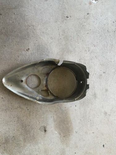 Harley Davidson Cateye tablero original OEM cromado con pátina. Sin abolladuras - Imagen 2 de 2