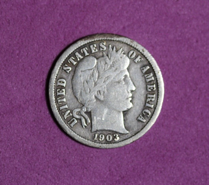 1903-O Barber Dime #P18253