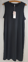 Only Damen Onlfree S/L Modal Dress Jrs Noos, Schwarz, GrößE Xl