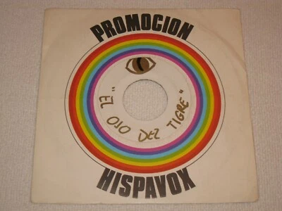 SURVIVOR EYE OF THE TIGER RARE TEST PRESSING SPANISH "PROMO" ISSUE 7" - Imagen 1 de 2