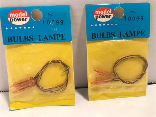 Lote De Colección De 2 Paquetes De Modelo Power #10099 Paquete De 2 Bombillas Ámbar Nuevo En Paquete | Zustand: New