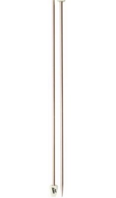 Silvalume Einpunkt Stricknadeln 10 Zoll - Größe 4/3,5 mm -111104